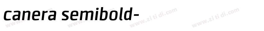canera semibold字体转换